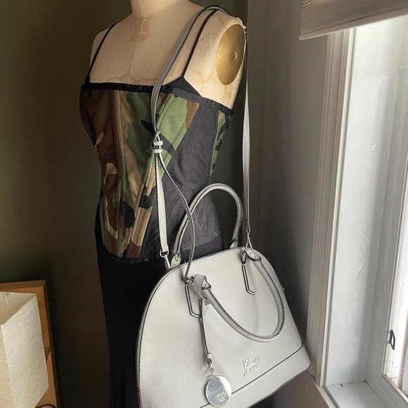 Guess, Silver Gray Handbag - Picture 9 of 9